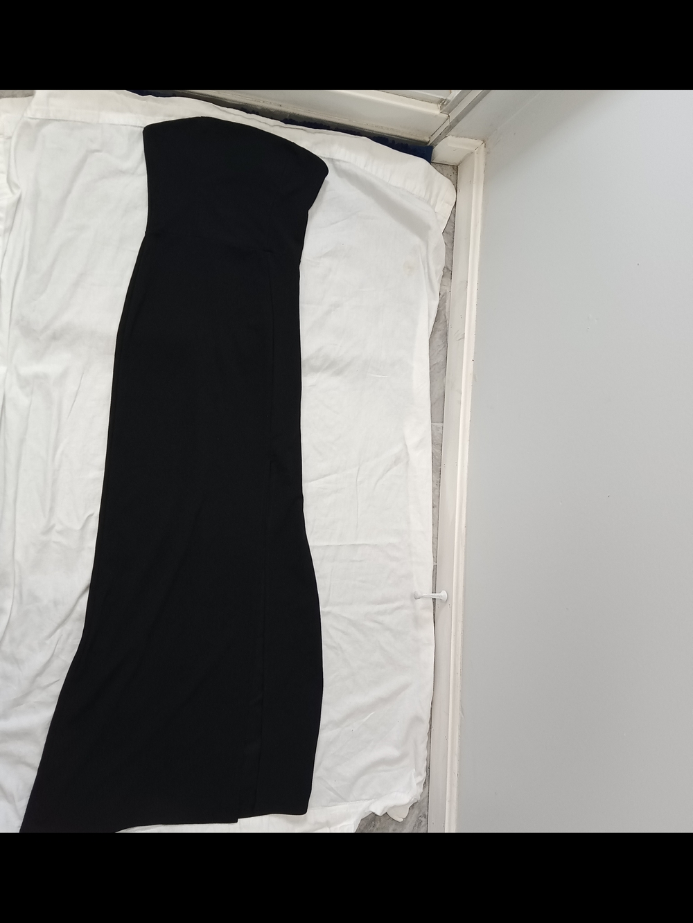 Club L London Black Strapless Maxi Dress Size 8